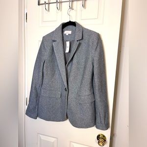 LOFT blazer, brand new w/tag, grey textured, perfect condition.